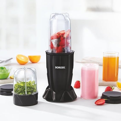 Borosil NutriFresh Portable Mini-Blender & Grinder