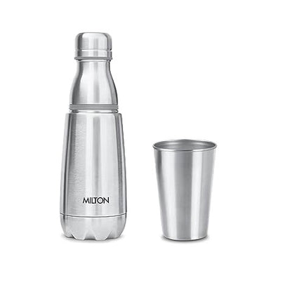 Milton SS Vertex Hot n Cold Flask with Steel Glass