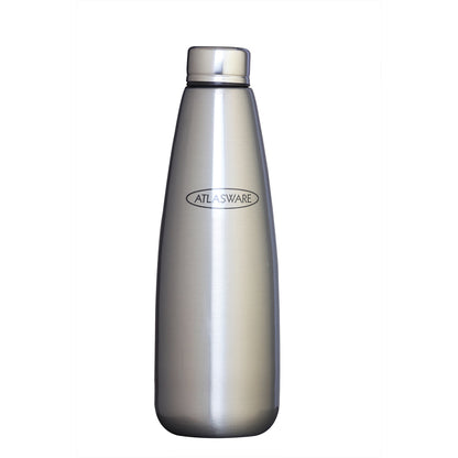 Atlasware Stainless Steel Fridge Bottle - Grey