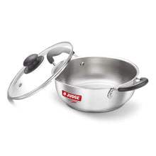 Judge by Prestige Stainless Steel Kadai with Glass Lid