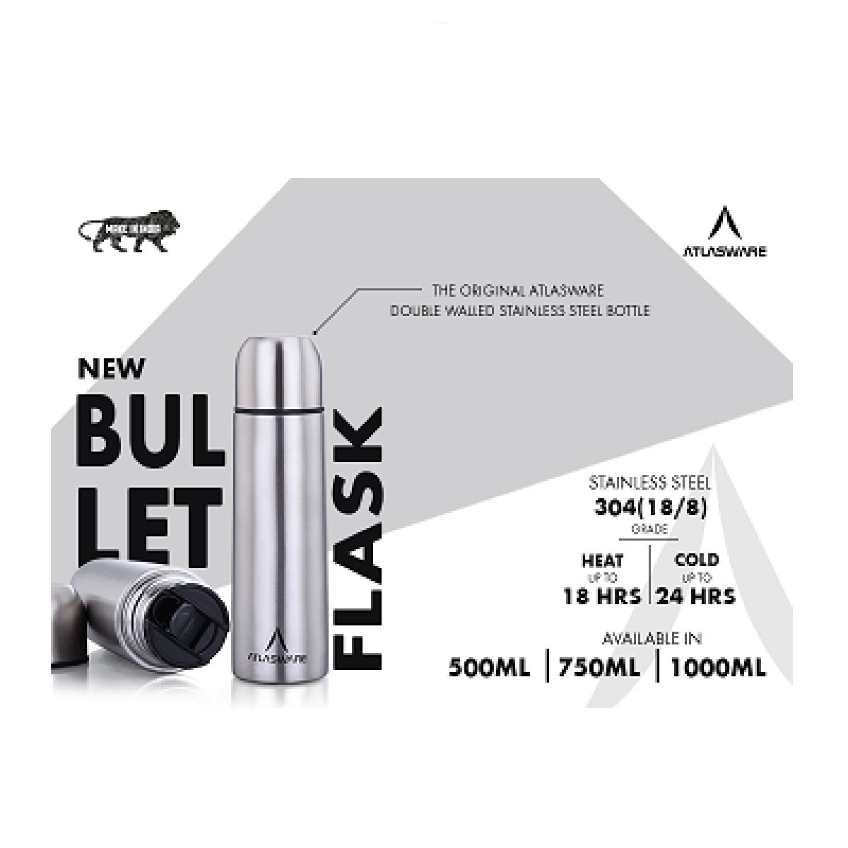 Atlasware Bullet Flask