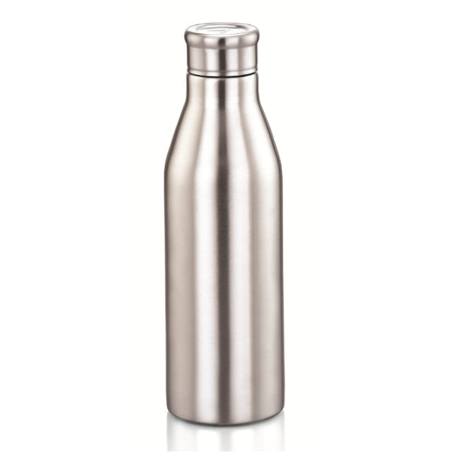 Atlasware Stainless Steel Water Bottle - Steel Finish